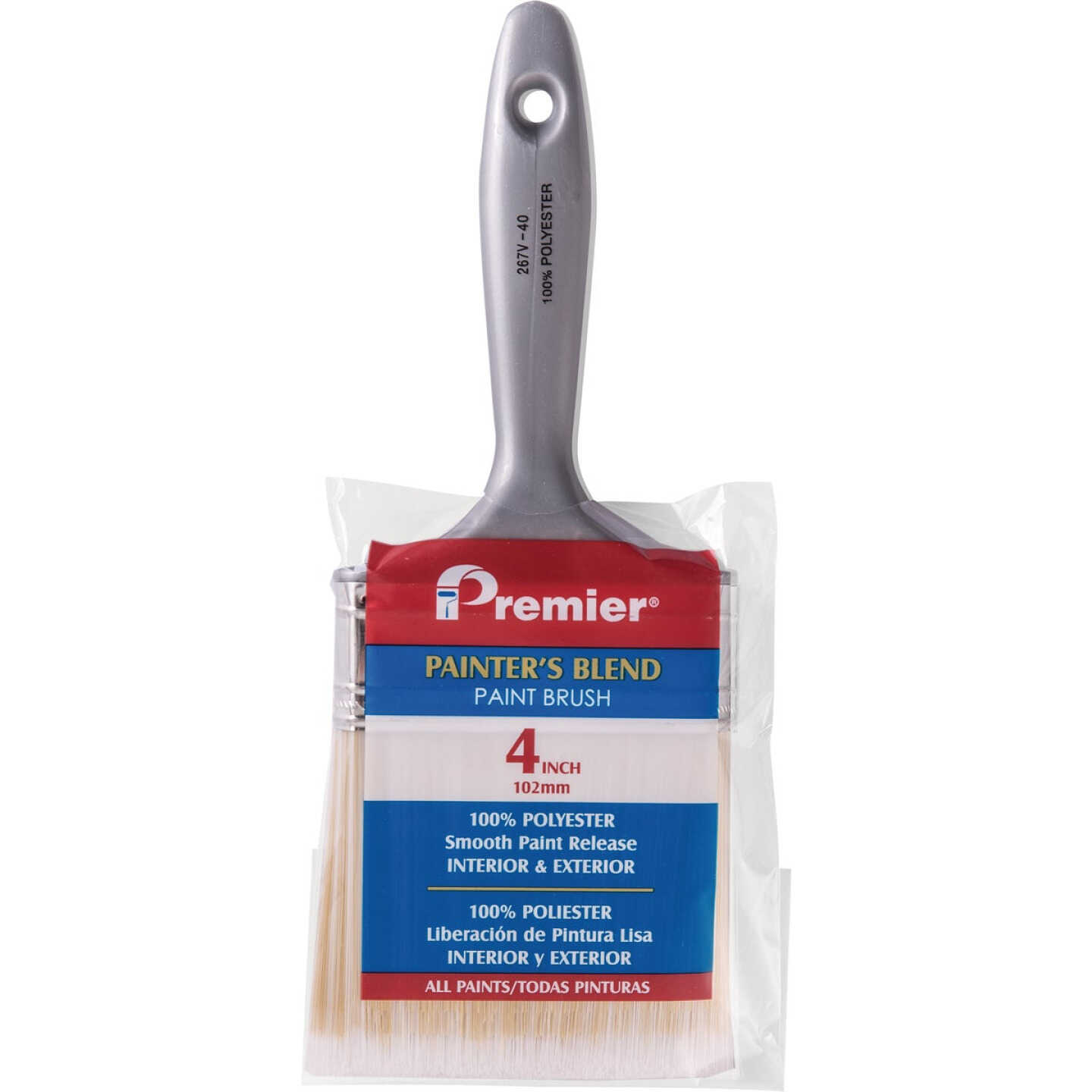 Premier Painter's Blend 4 In. Flat Paint Brush Image 1