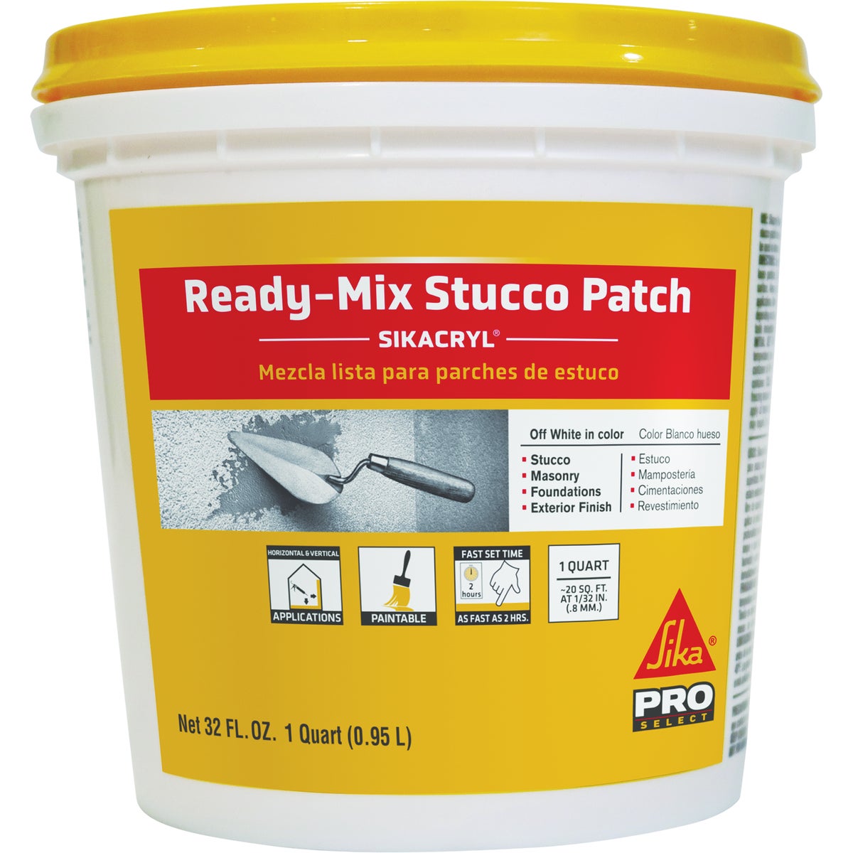 Sikacryl 1 Qt. Ready-Mix Stucco Patch