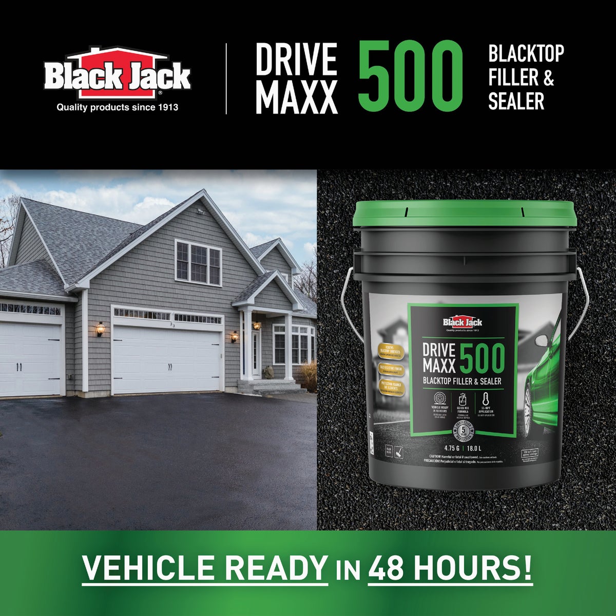 Black Jack Drive-Maxx 5 Gal. 5 Yr. 500 Fast Dry Filler and Sealer Image 4