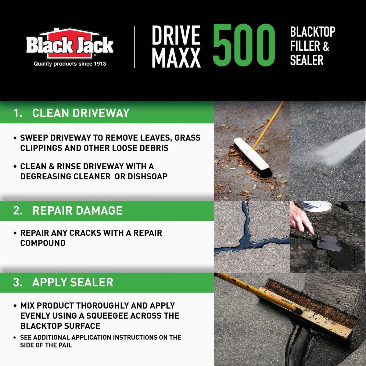 Black Jack Drive-Maxx 5 Gal. 5 Yr. 500 Fast Dry Filler and Sealer Image 6
