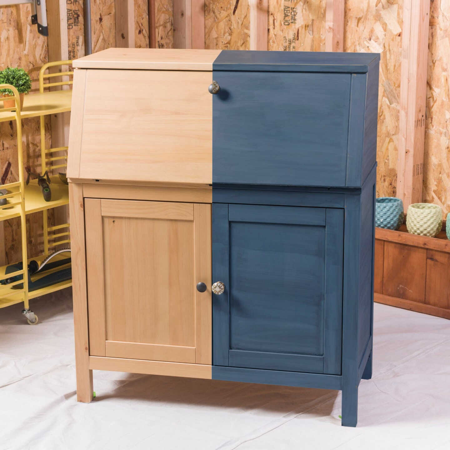 Rust-Oleum Chalked Ultra Matte Coastal Blue 30 Oz. Chalk Paint Image 3