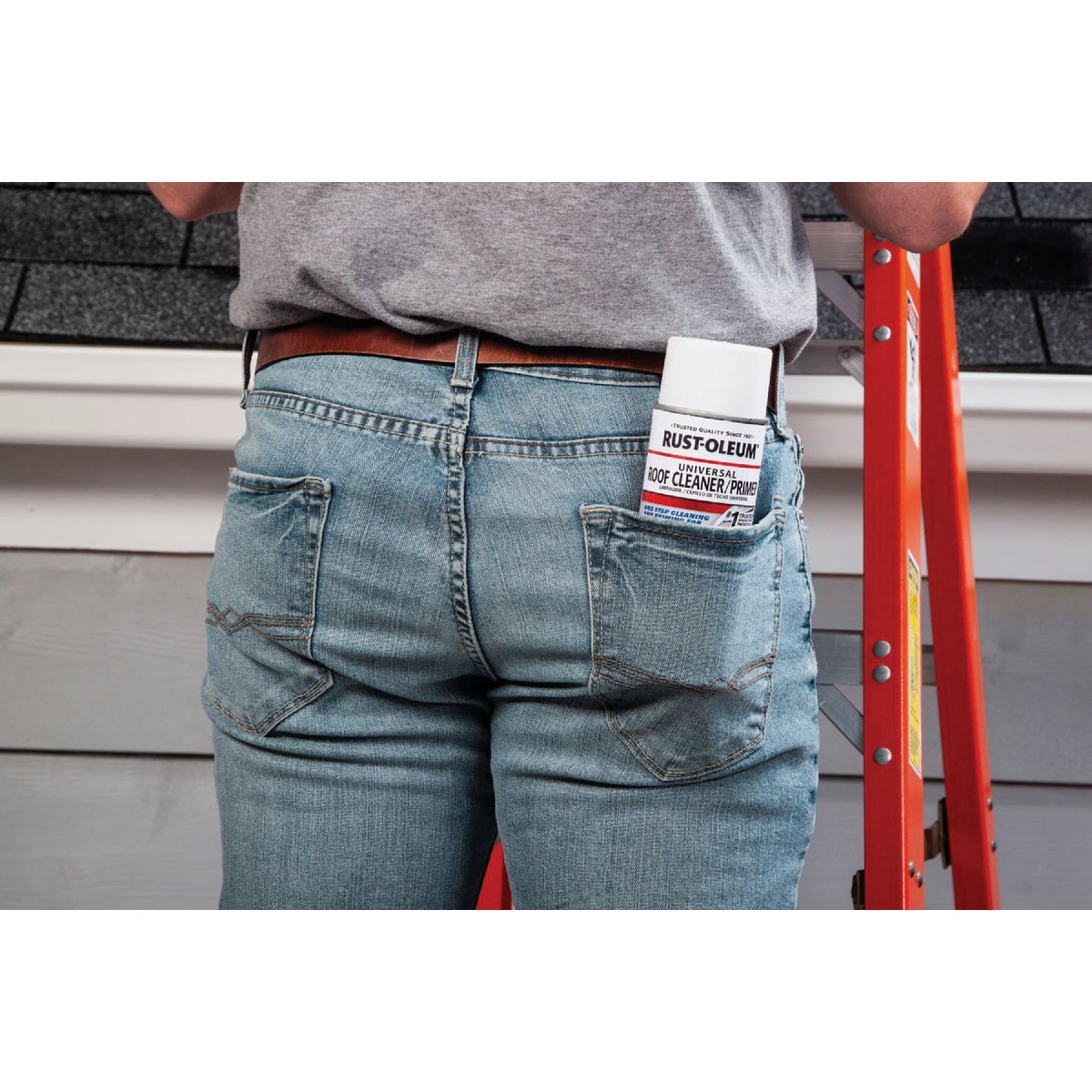 Rust-Oleum 13 Oz. Clear Roofing Patch Cleaner & Primer Spray Image 4