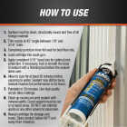 DAP AMP 9 Oz. Advanced Modified Polymer All Weather Window, Door, & Siding Sealant, White Image 3