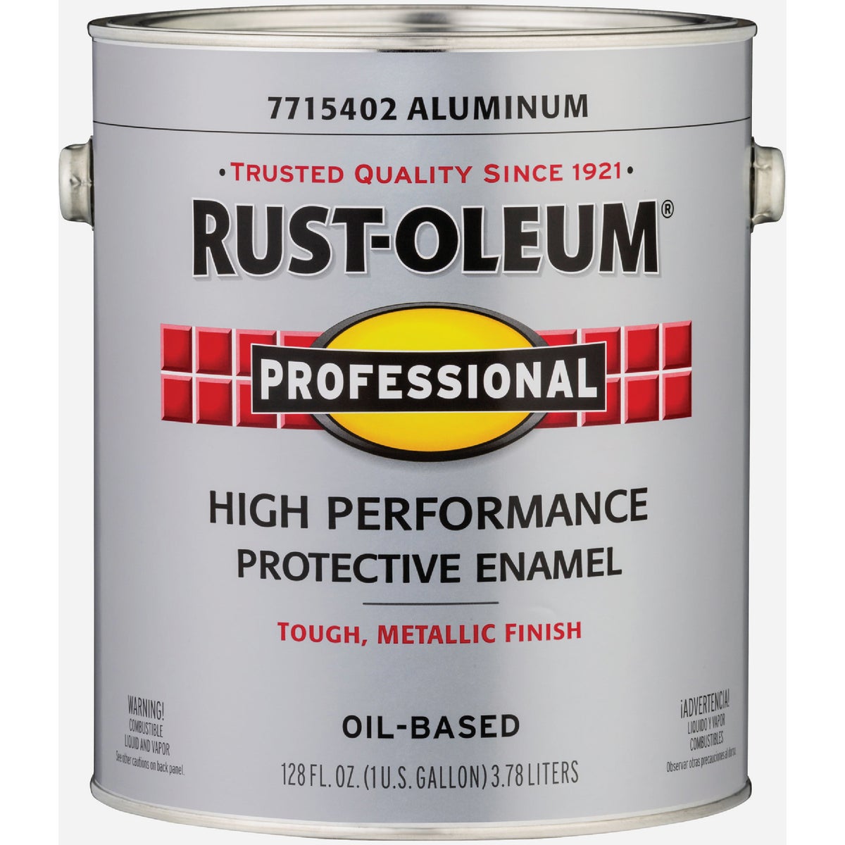 Rust-Oleum Professional DTM Oil Based Gloss Protective Rust Control Enamel, Aluminum, 1 Gal. Image 5