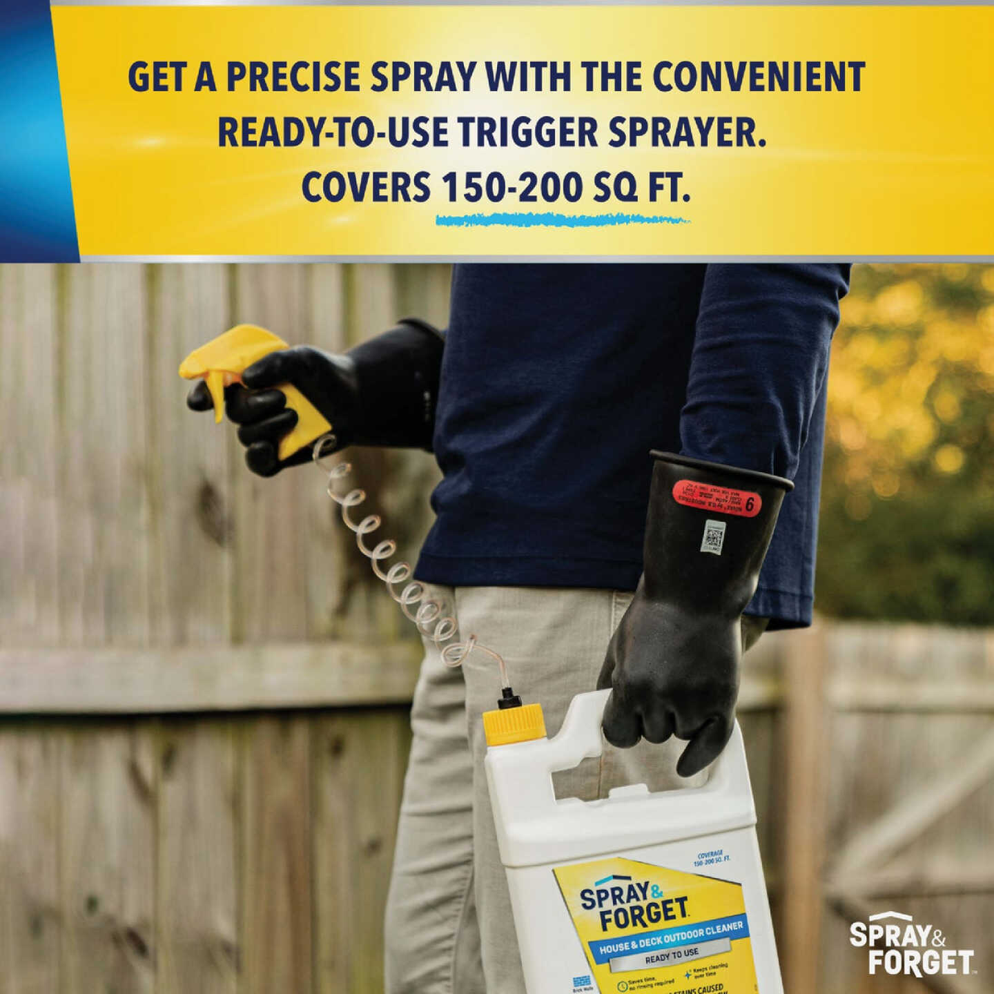 Spray & Forget 1 Gal. Ready-to-Use House & Deck Outdoor Cleaner Image 5