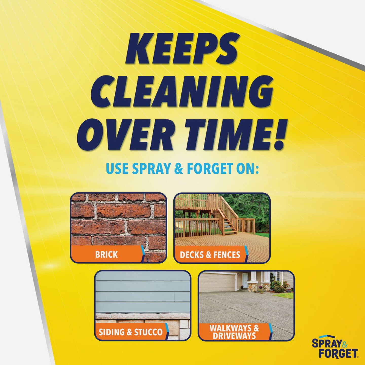 Spray & Forget 1 Gal. Ready-to-Use House & Deck Outdoor Cleaner Image 4