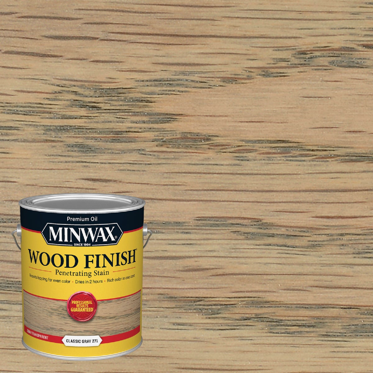 Minwax Wood Finish VOC Penetrating Stain, Classic Gray, 1 Gal. Image 1