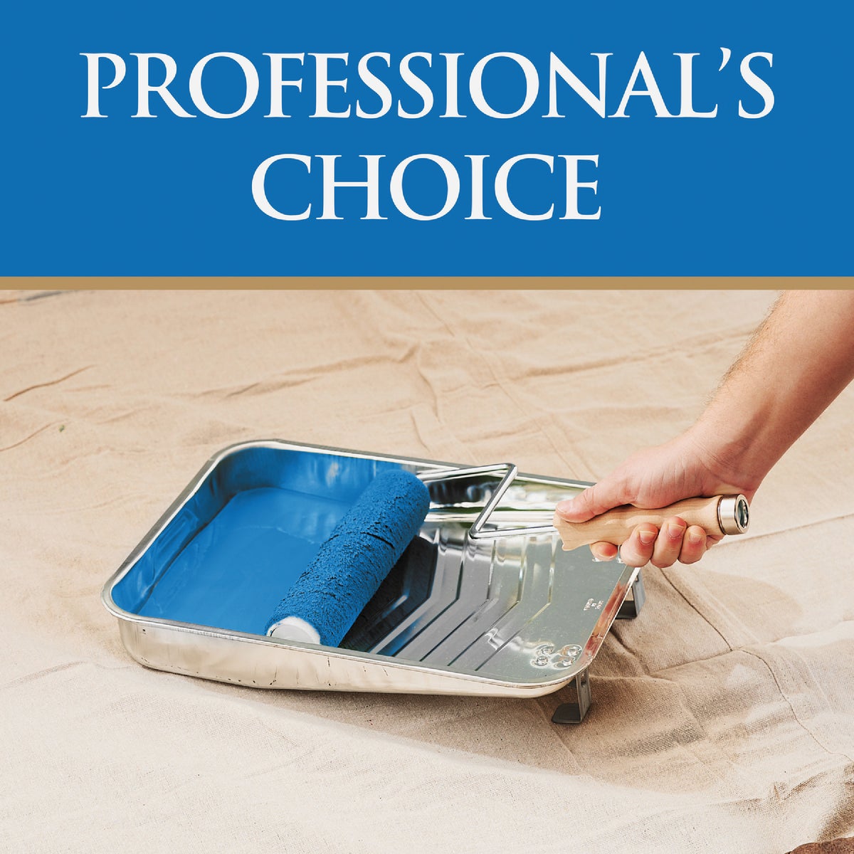 Linzer Pro Edge 9 In. x 1/4 In. Woven Fabric Roller Cover Image 4