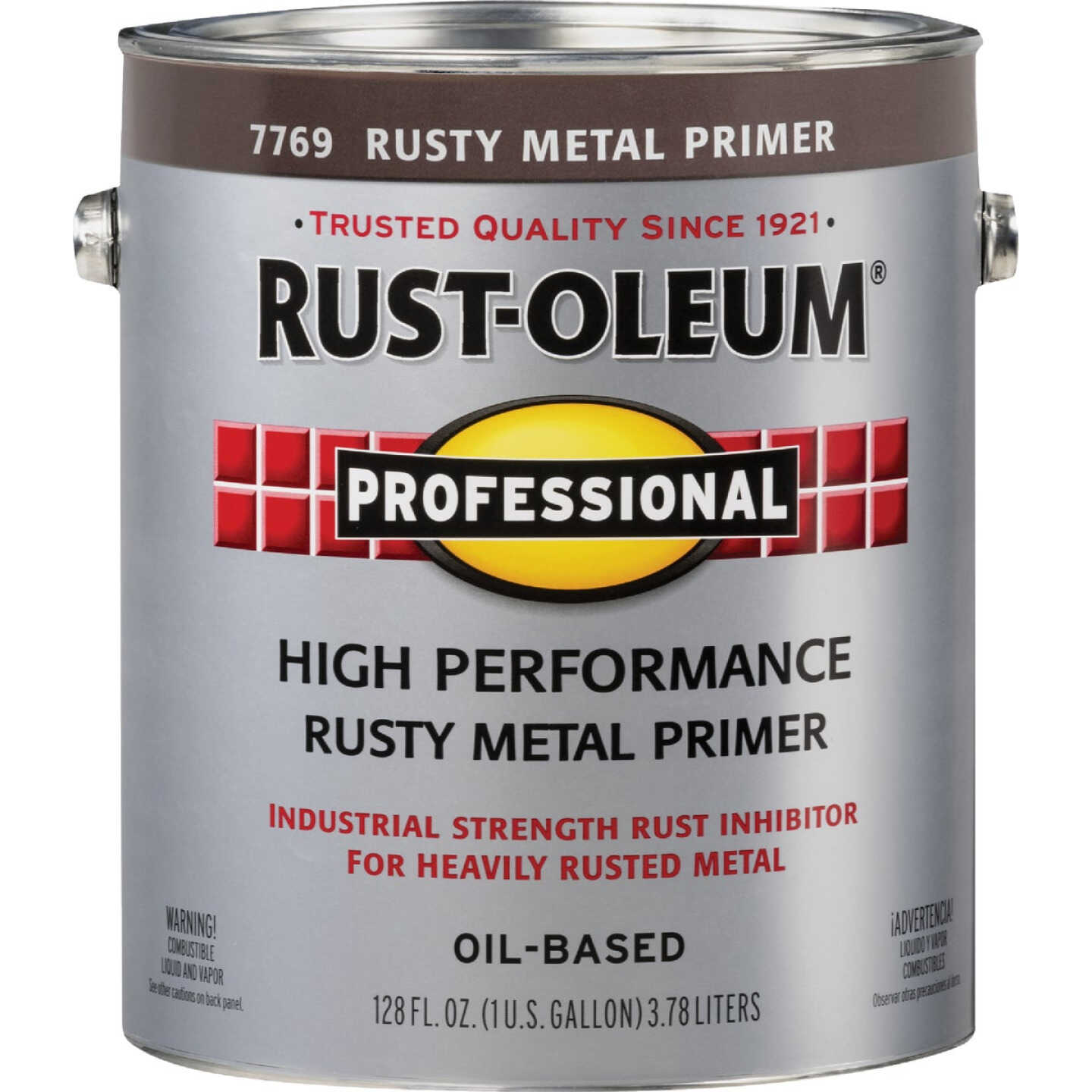 Rust-Oleum Professional High Performance Rusty Metal Primer, Red/Brown, 1 Gal. Image 6