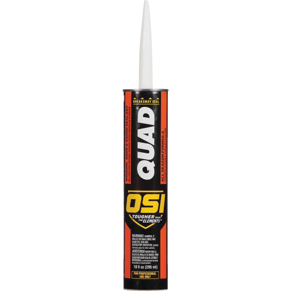 OSI QUAD 10 Oz. Window, Door & Siding Polymer Sealant, White