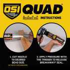 OSI QUAD 10 Oz. Window, Door & Siding Polymer Sealant, Clay Image 3