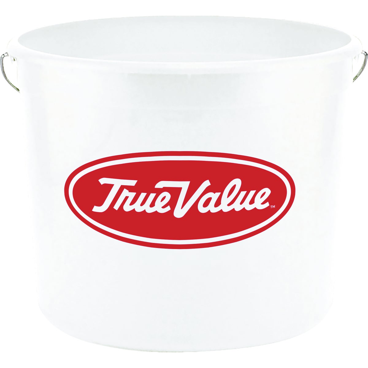 True Value 5 QT White Plastic Paint Pail Image 1