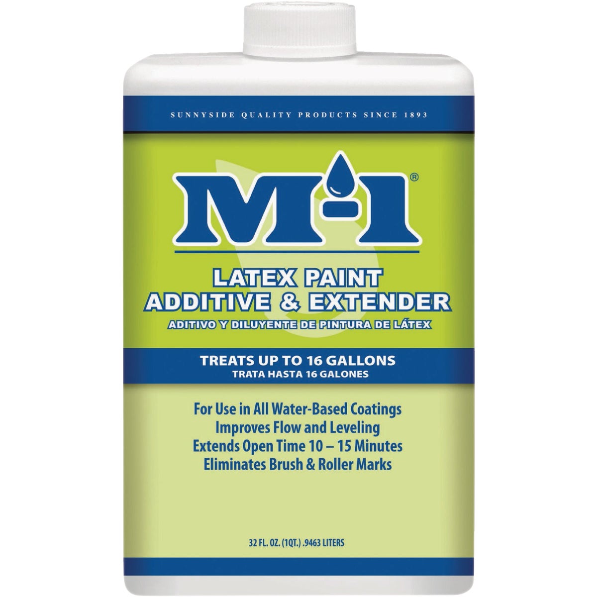 Sunnyside M-1 Latex Paint Additive and Extender, 1 Qt.