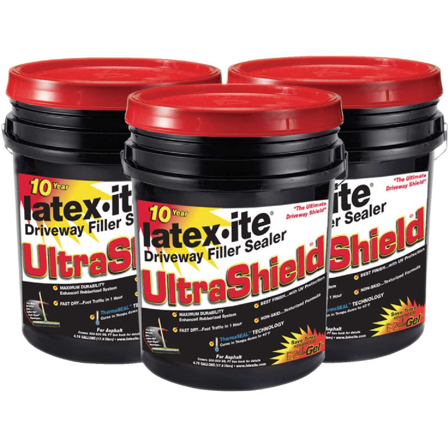 Latex-ite Ultra Shield 4.75 Gal. Blacktop Driveway Sealer Image 2