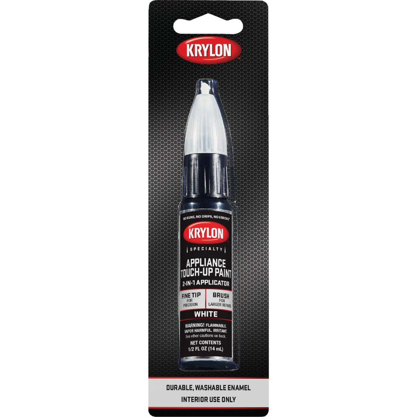 Krylon White 1/2 Fl. Oz. Gloss Appliance Touch-Up Paint Image 1