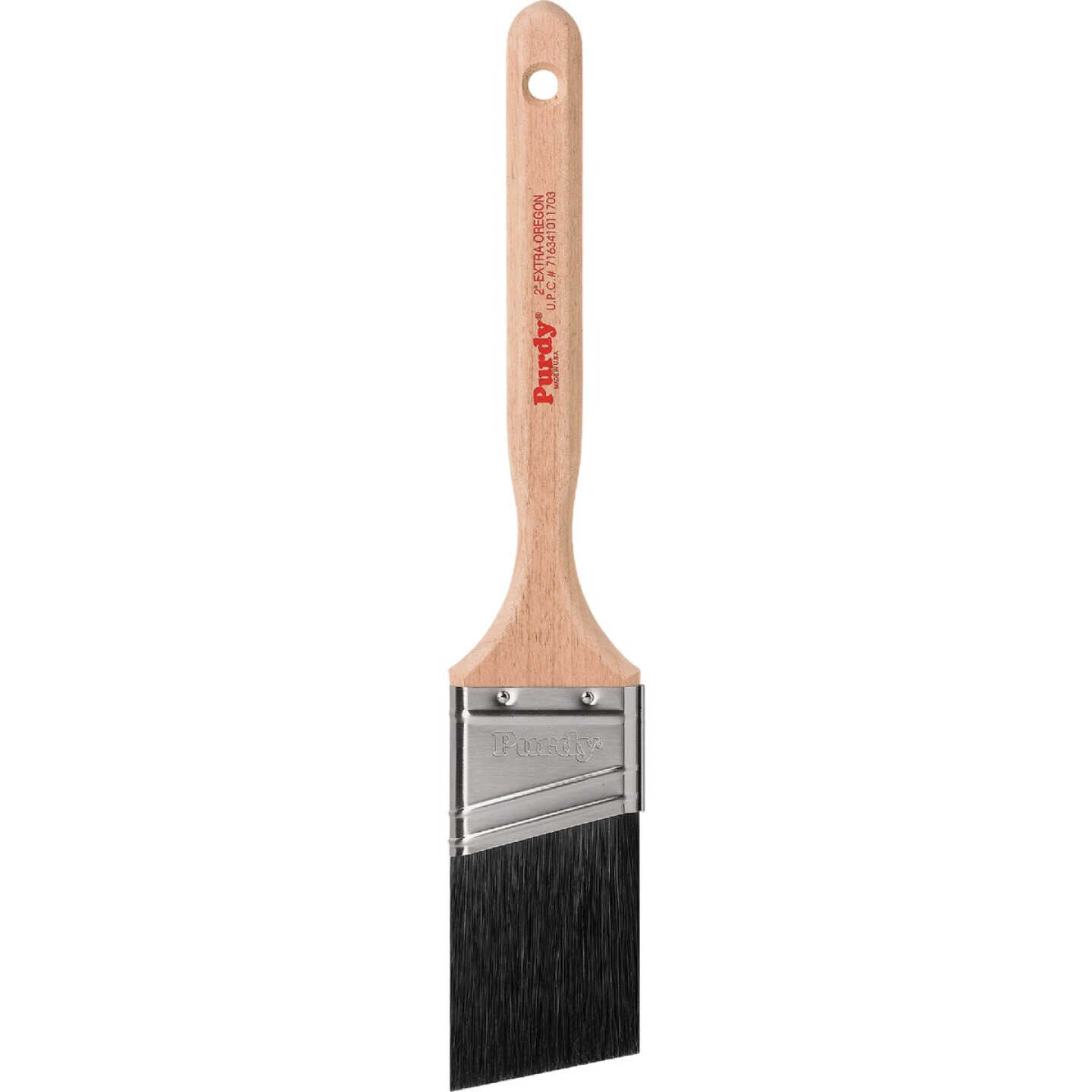 Purdy Black Bristle Extra Oregon 2 In. Angular Trim Paint Brush Image 2