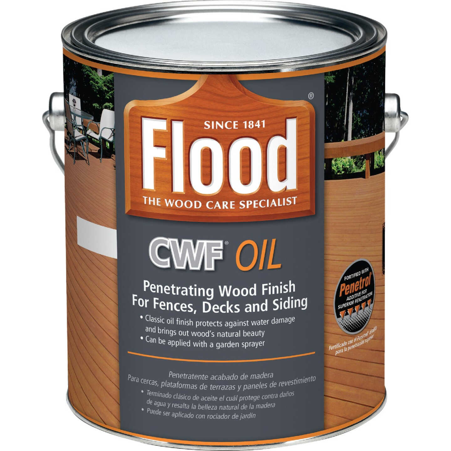 Flood CWF Penetrating Alkyd/Oil Natural Wood Finish, Natural, 1 Gal. Image 1
