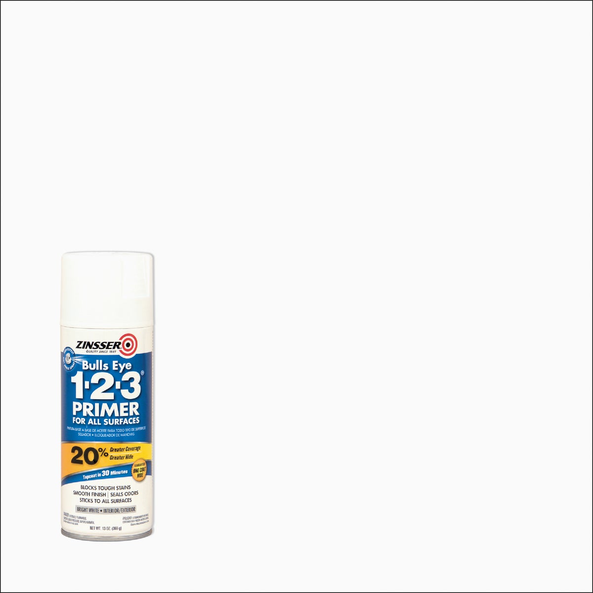Zinsser Bulls Eye 1-2-3 13 Oz. Primer Spray, White