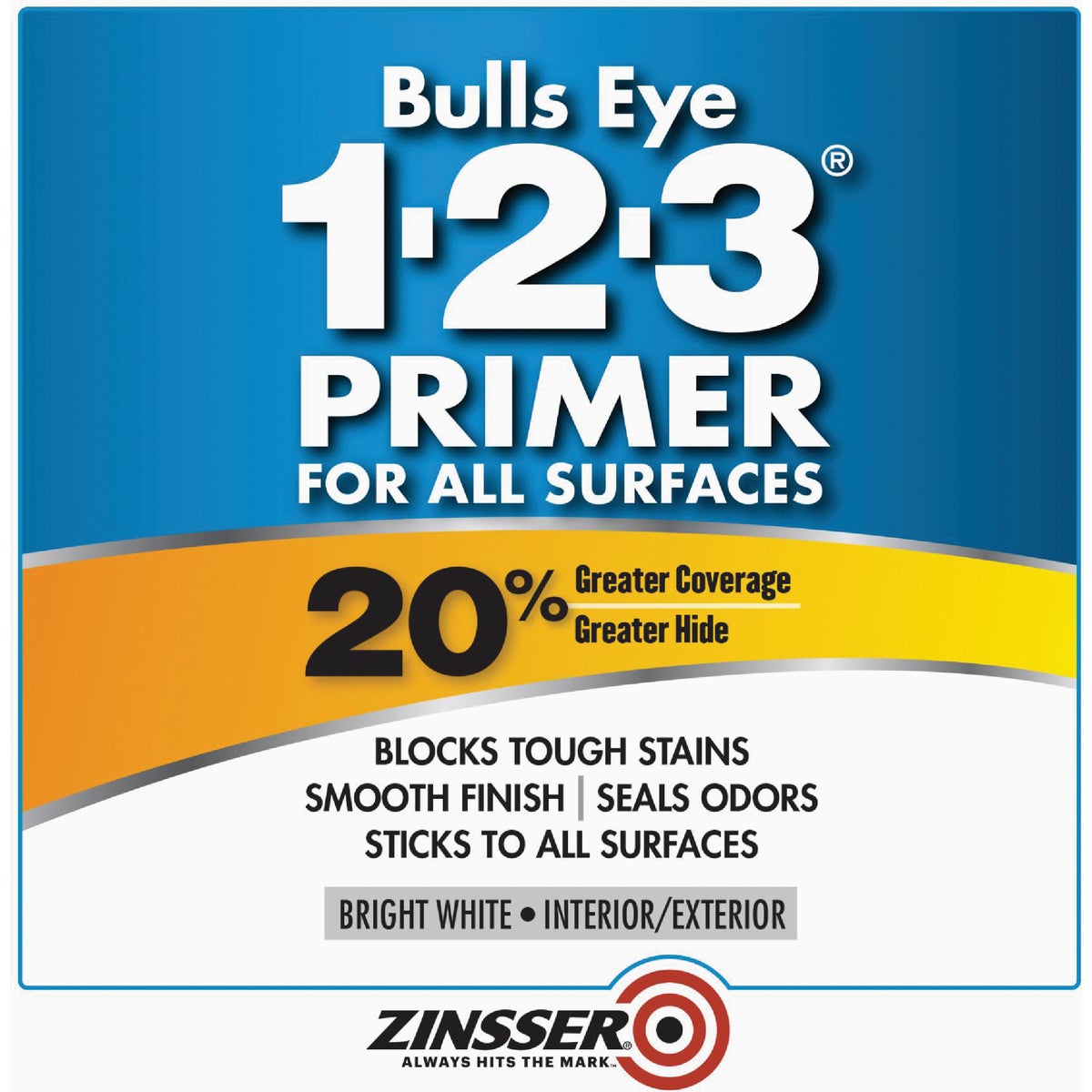 Zinsser Bulls Eye 1-2-3 13 Oz. Primer Spray, White Image 3