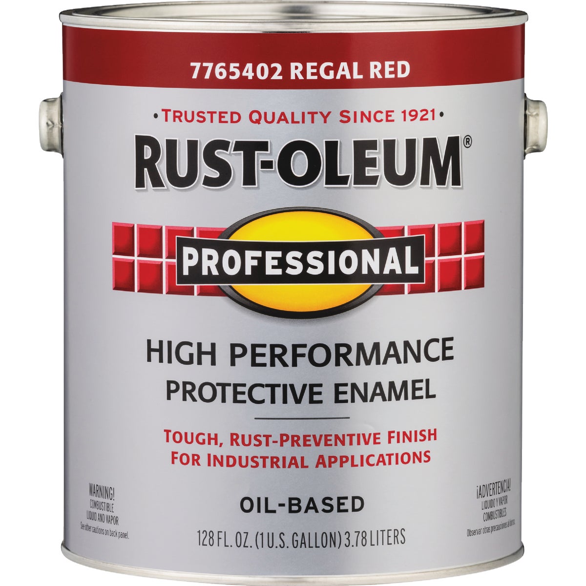 Rust-Oleum Professional DTM Oil Based Gloss Protective Rust Control Enamel, Regal Red, 1 Gal. Image 6