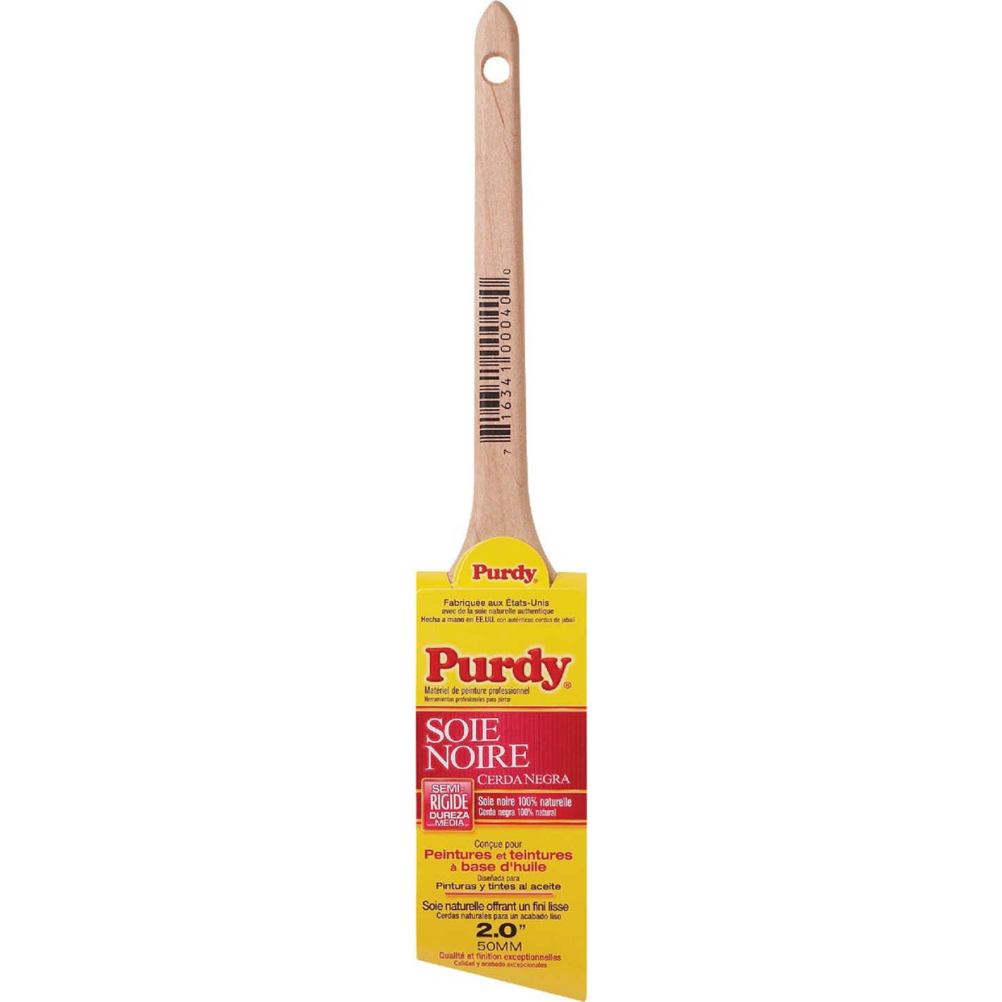 Purdy Black Bristle 2 In. Angular Trim Paint Brush Image 4