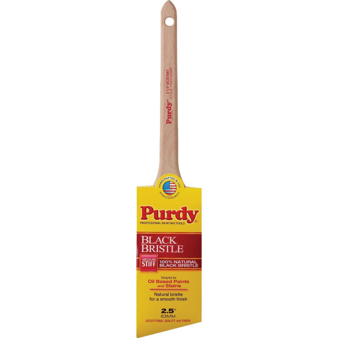 Purdy Black Bristle 2-1/2 In. Angular Trim Paint Brush Image 1