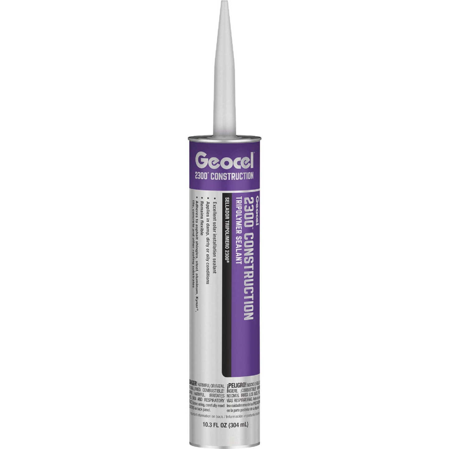 Geocel 2300 10.3 Oz. Clear Construction Tripolymer Sealant Image 1