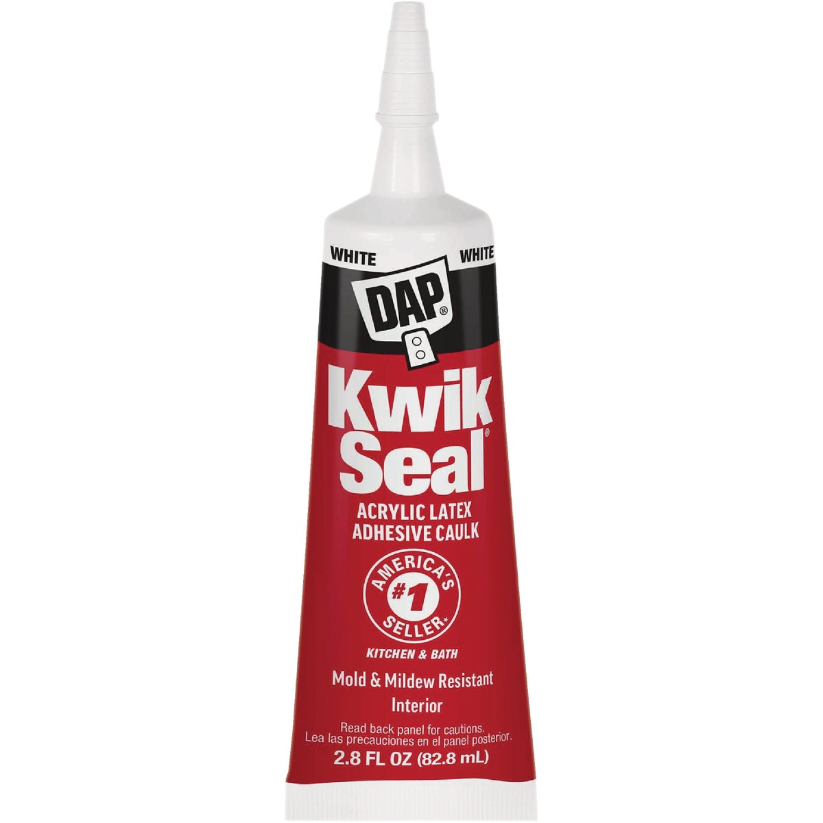 DAP Kwik Seal 2.8 Oz. White Kitchen & Bath Adhesive Caulk Image 8