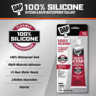 DAP 2.8 Oz. White 100% Silicone Kitchen & Bath Sealant Image 2