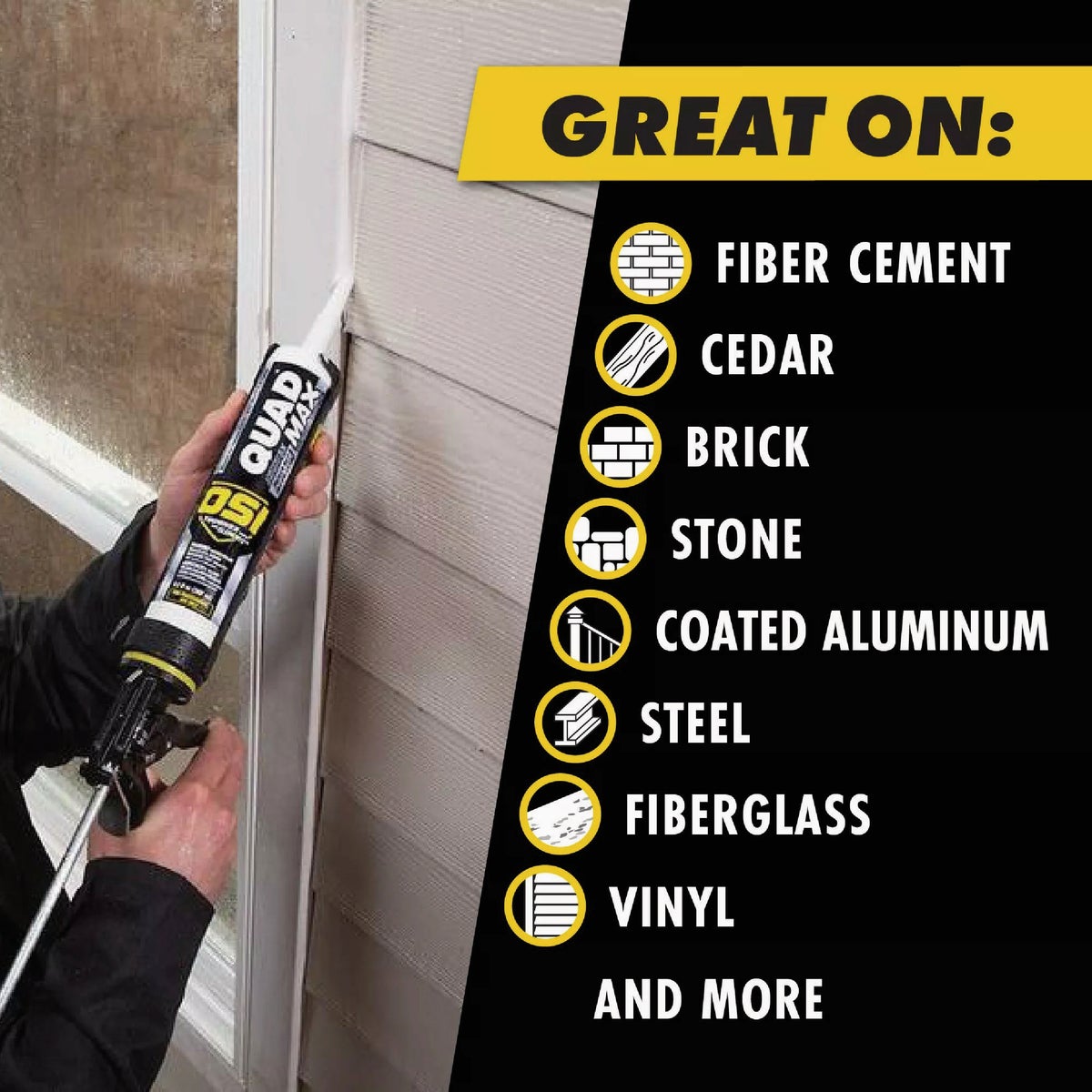 OSI Quad Max 9-1/2 Oz. Window, Door and Siding Polymer Sealant, Bronze 320 Image 3
