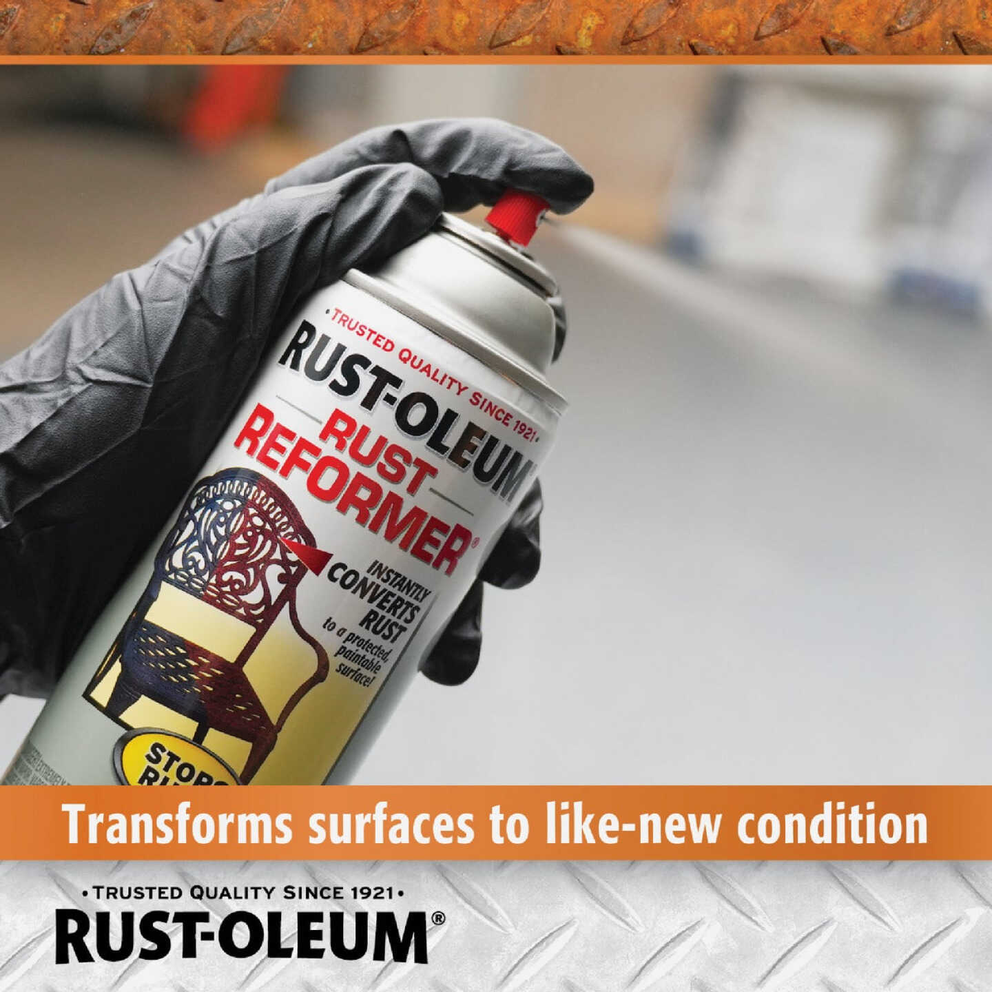Rust-Oleum Stops Rust 10.25 Oz. Flat Black Rust Reformer Image 4