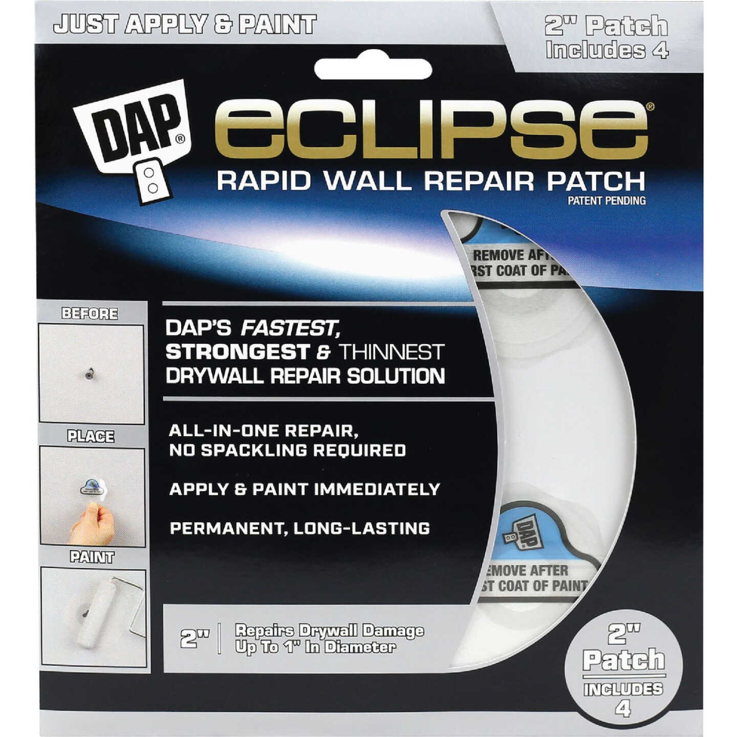 DAP Eclipse 2 In. Rapid Wall Repair Patch Image 1