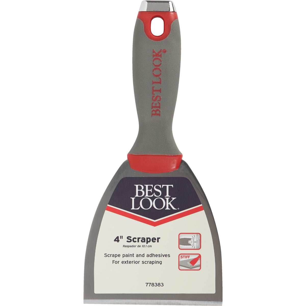 Best Look 4 In. Stiff Ergo Scraper Image 2