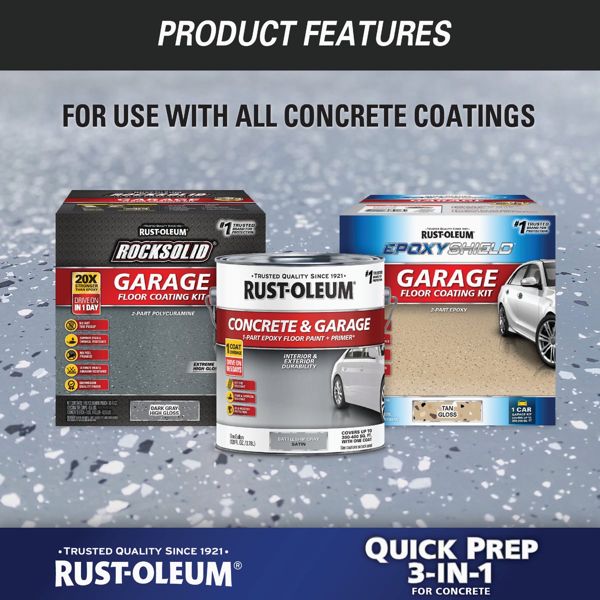 Rust-Oleum 1 Gal. Quick Prep 3-In-1 Cleaner, Degreaser & Etch Image 5