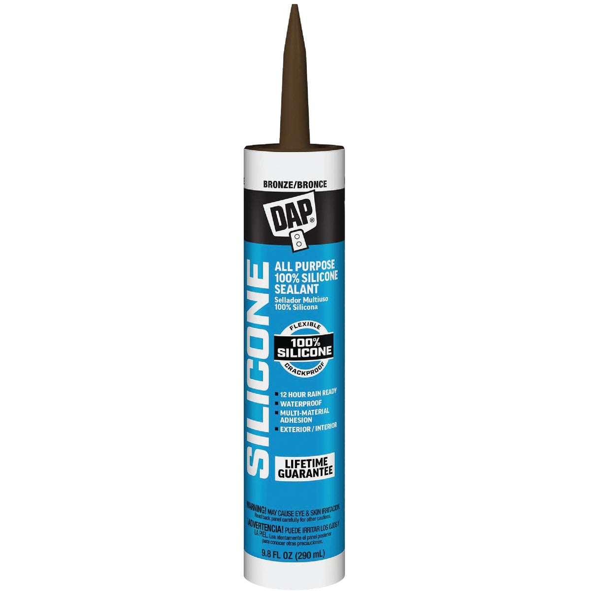 DAP 9.8 Oz. Window, Door & Siding Silicone Sealant, Bronze