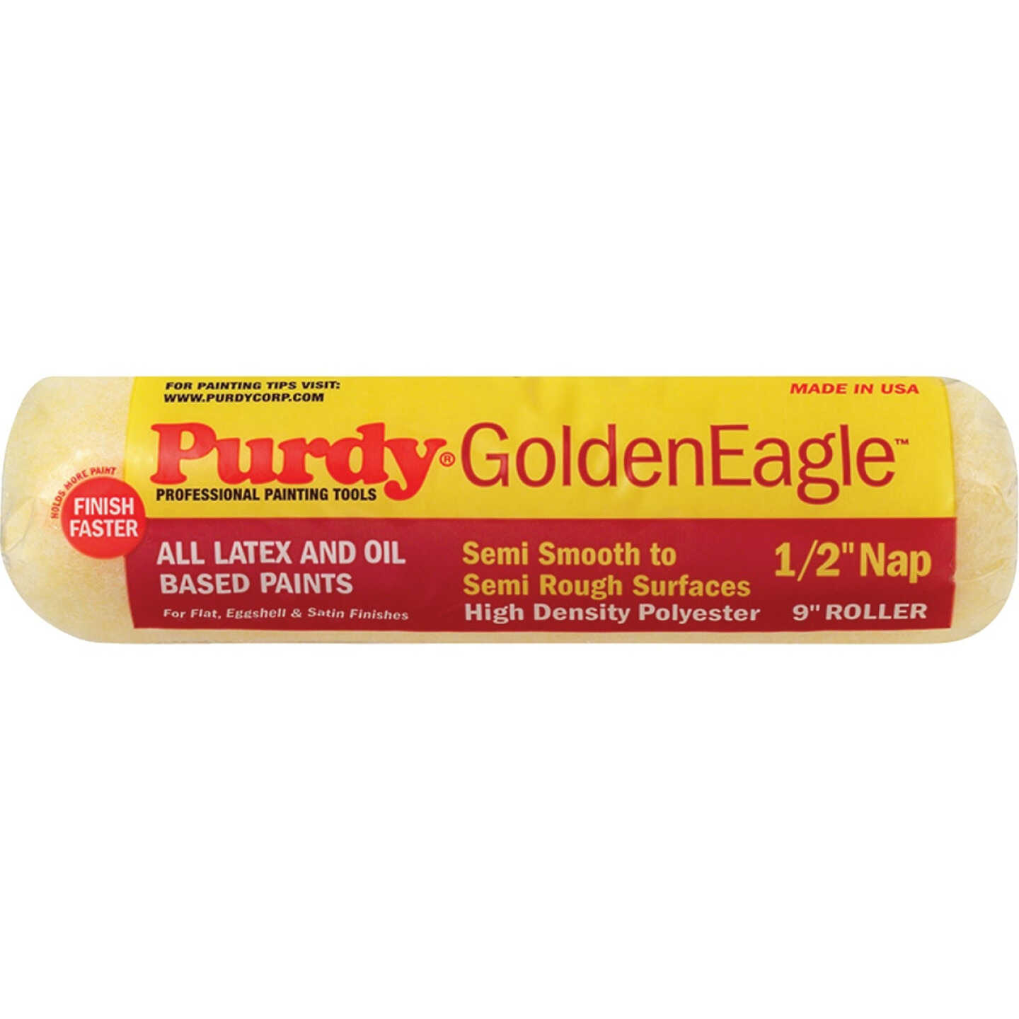 Purdy Golden Eagle 9 In. x 1/2 In. Knit Fabric Roller Cover Image 1