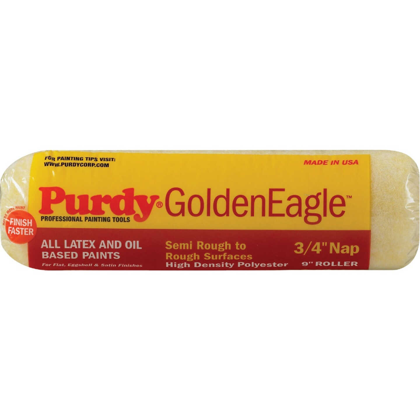 Purdy Golden Eagle 9 In. x 3/4 In. Knit Fabric Roller Cover Image 1