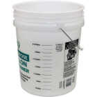 Leaktite 5 Gal. Clear Plastic Bucket with Measuring Increments Image 3