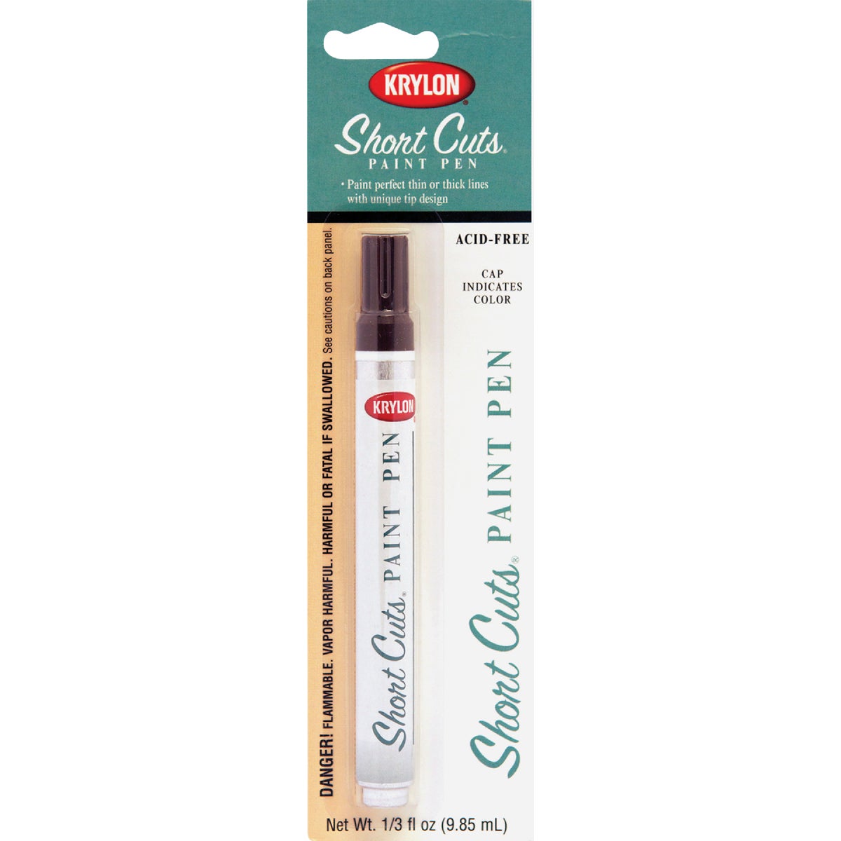 Krylon Short Cuts 1/3 Fl Oz Espresso Gloss Paint Pen Image 2