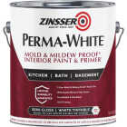 Zinsser Perma-White White-Tintable Semi-Gloss Gallon Mildew Paint Image 1