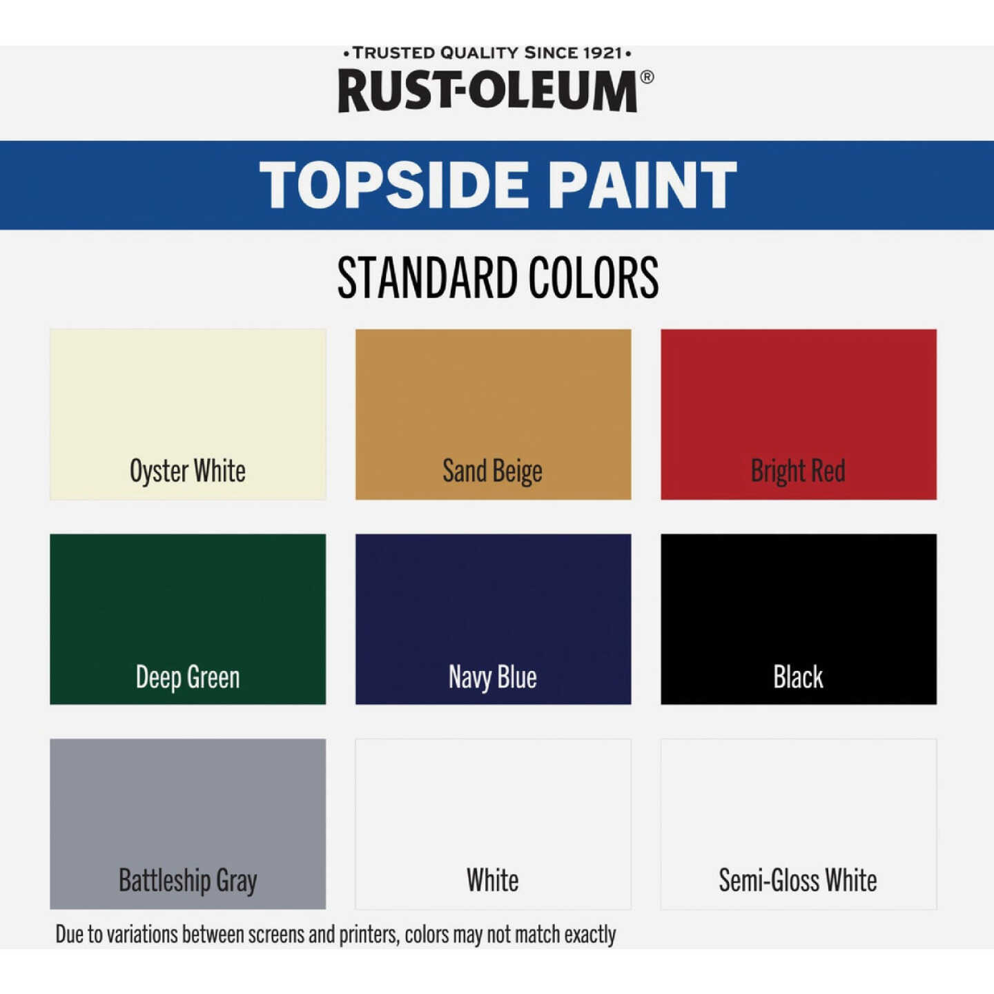 Rust-Oleum Gloss Marine Boat Topside Paint, Oyster White, 1 Qt. Image 5