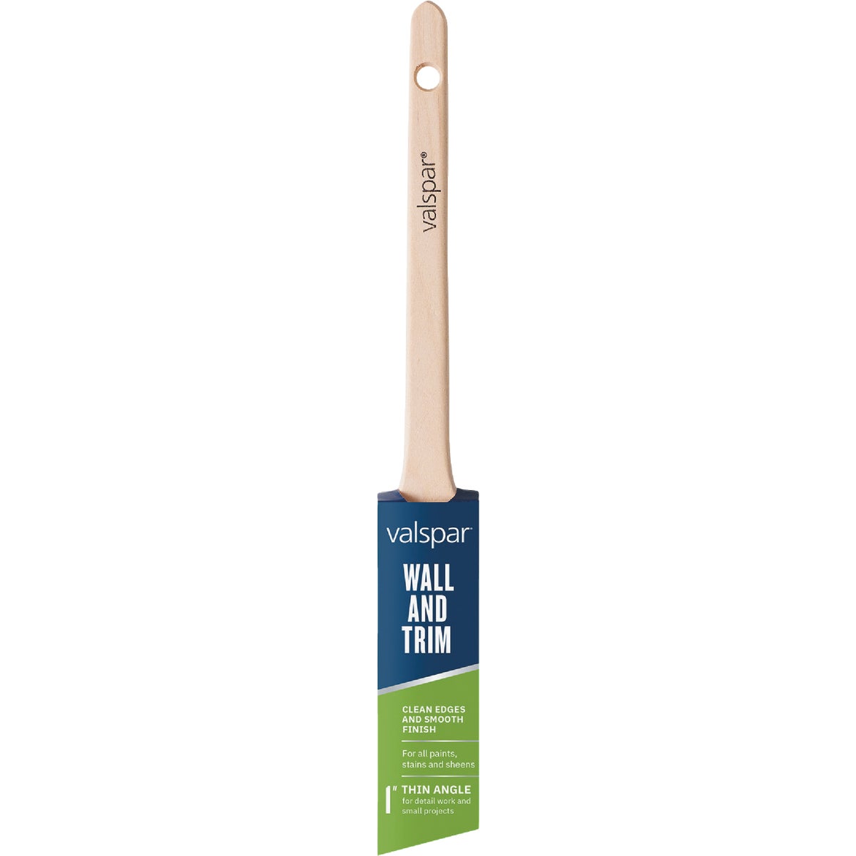 Valspar 1 In. Wall & Trim Thin Angle Sash Brush Image 1