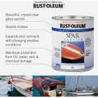 Rust-Oleum 1 Qt. Gloss Marine Spar Exterior Varnish Image 2