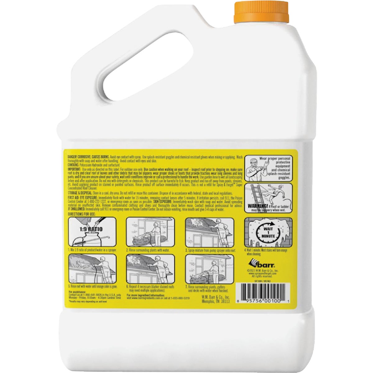 Spray & Forget 1 Gal. Revolutionary Roof Cleaner Concentrate Image 5