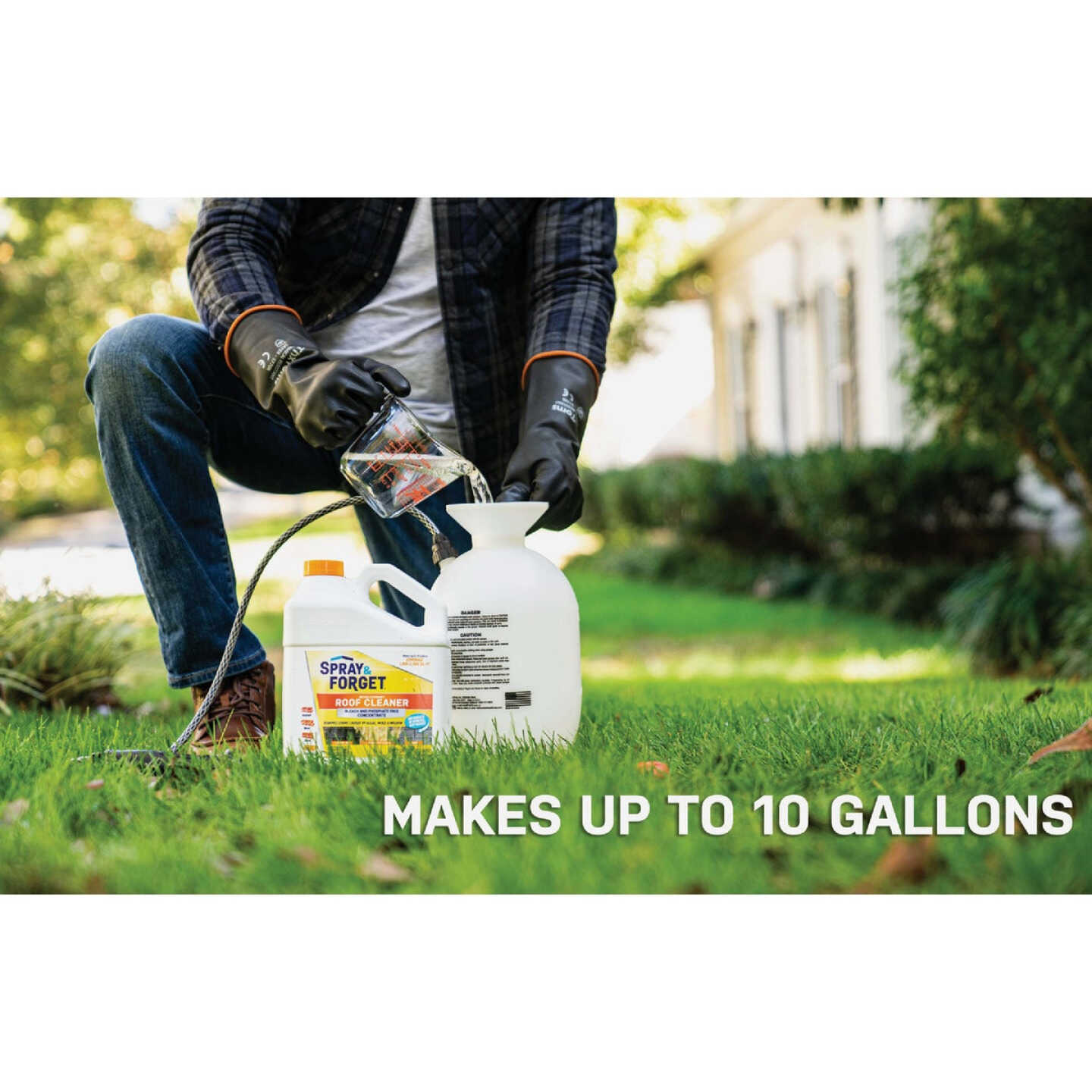 Spray & Forget 1 Gal. Revolutionary Roof Cleaner Concentrate Image 3