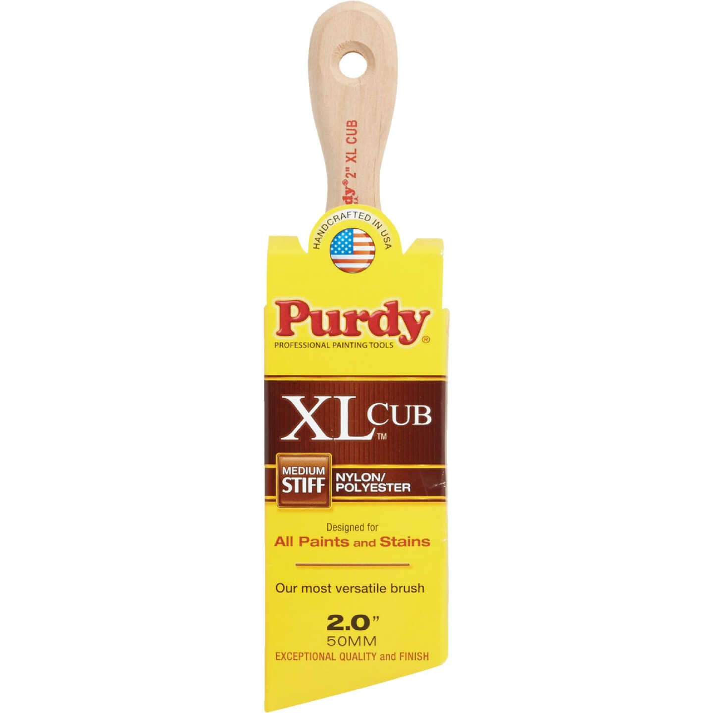 Purdy XL Cub 2 In. Short Angle Short Handle Paint Brush Image 1