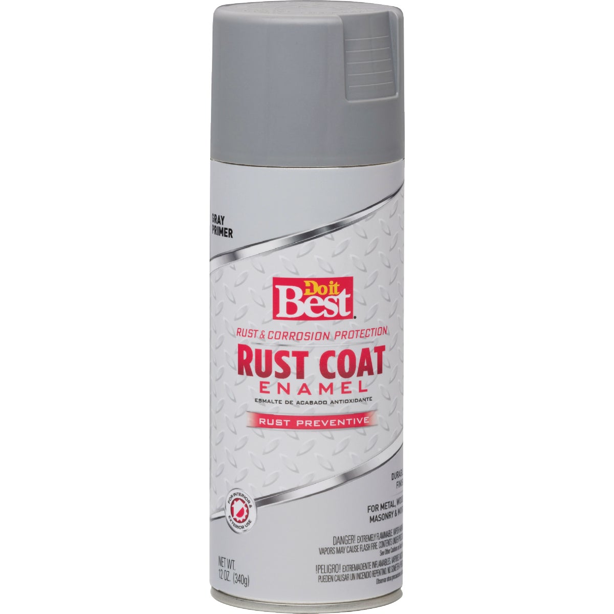 Do It Best 12 Oz. Gray Rust Coat Primer Image 2