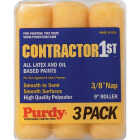 Purdy Contractor 1st 9 In. x 3/8 In. Knit Fabric Roller Cover (3-Pack) Image 1
