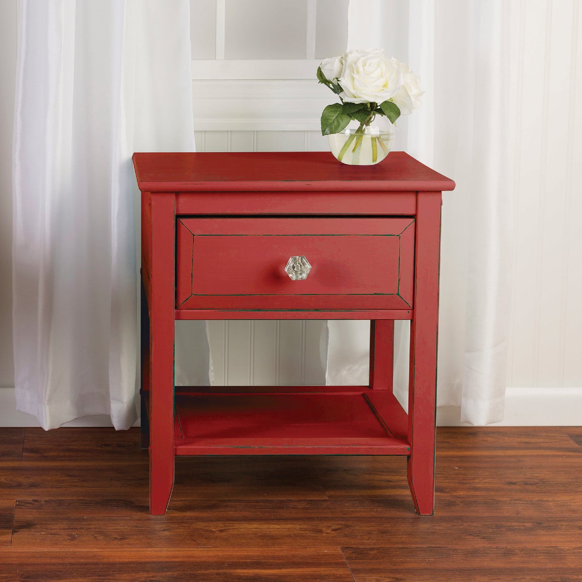 Rust-Oleum Chalked Ultra Matte Farmhouse Red 30 Oz. Chalk Paint Image 3