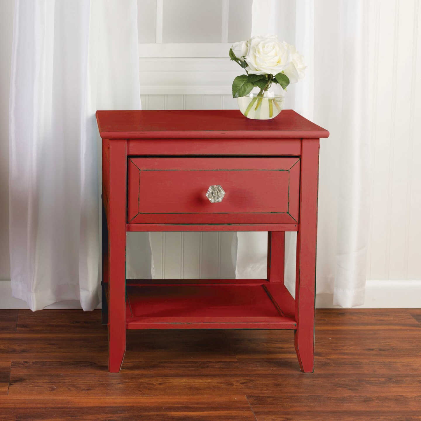 Rust-Oleum Chalked Ultra Matte Farmhouse Red 30 Oz. Chalk Paint Image 2